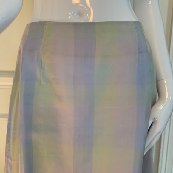 Vintage Adrianna Papell formal embroidered skirt - Picture 3 of 9